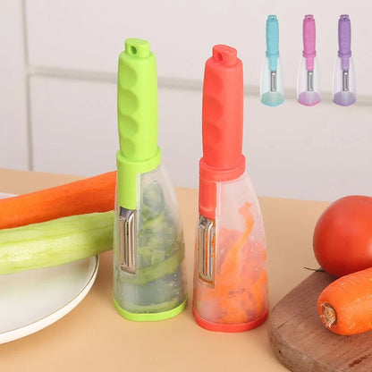 Peeling Knife With Storage Tube