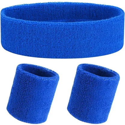 Sports Headband Exercise Yoga Sweatband Set