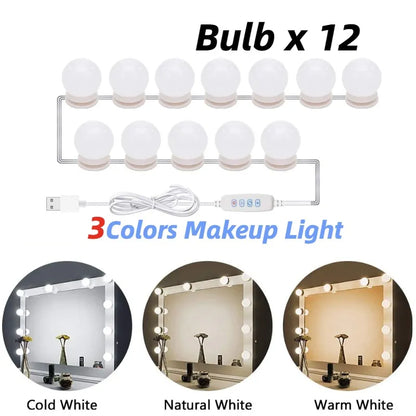 LED Light Makeup Mirror Vanity Lights