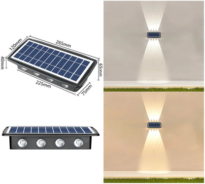 Impermeabilização solar de luzes de parede externas