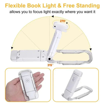 LED USB Rechargeable Book Light Reading Light