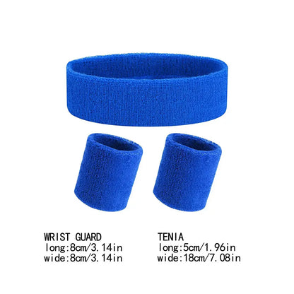 Sports Headband Exercise Yoga Sweatband Set