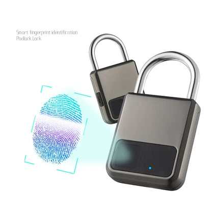 Security Unlock Fingerprint Padlock